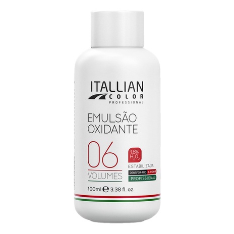 Emulsão Oxidante Estabilizada Itallian 06 Volumes 100ml em Oferta na Shopee