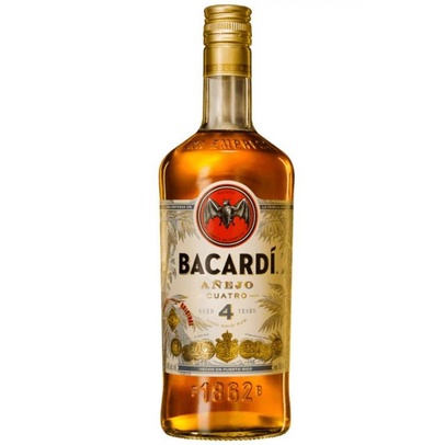 Rum Bacardi 4 anos 750ml