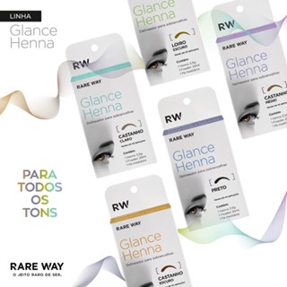 Henna Sobrancelha Glance Rare Way - Todas As Cores