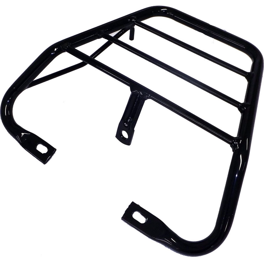 BAGAGEIRO SUPORTE DE BAULETO REFORÇADO PRETO YBR 125 2000 ATÉ 2008 POLIMET