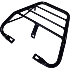 BAGAGEIRO SUPORTE DE BAULETO REFORÇADO PRETO YBR 125 2000 ATÉ 2008 POLIMET