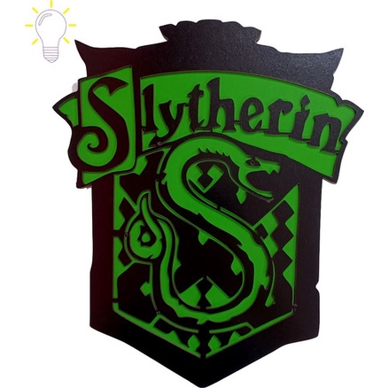Quadro Sonserina Slytherin Harry Potter Hp  Em Mdf