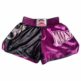 Short Muay Thai Cetim Com Elastano