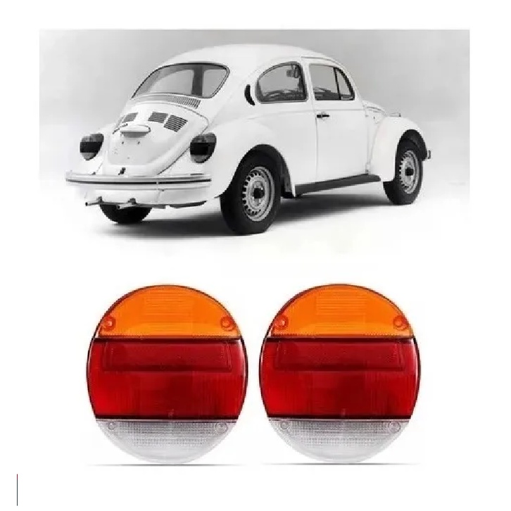 Lente Lanterna Traseira Volkswagen Fusca 1300 1500 Ambar