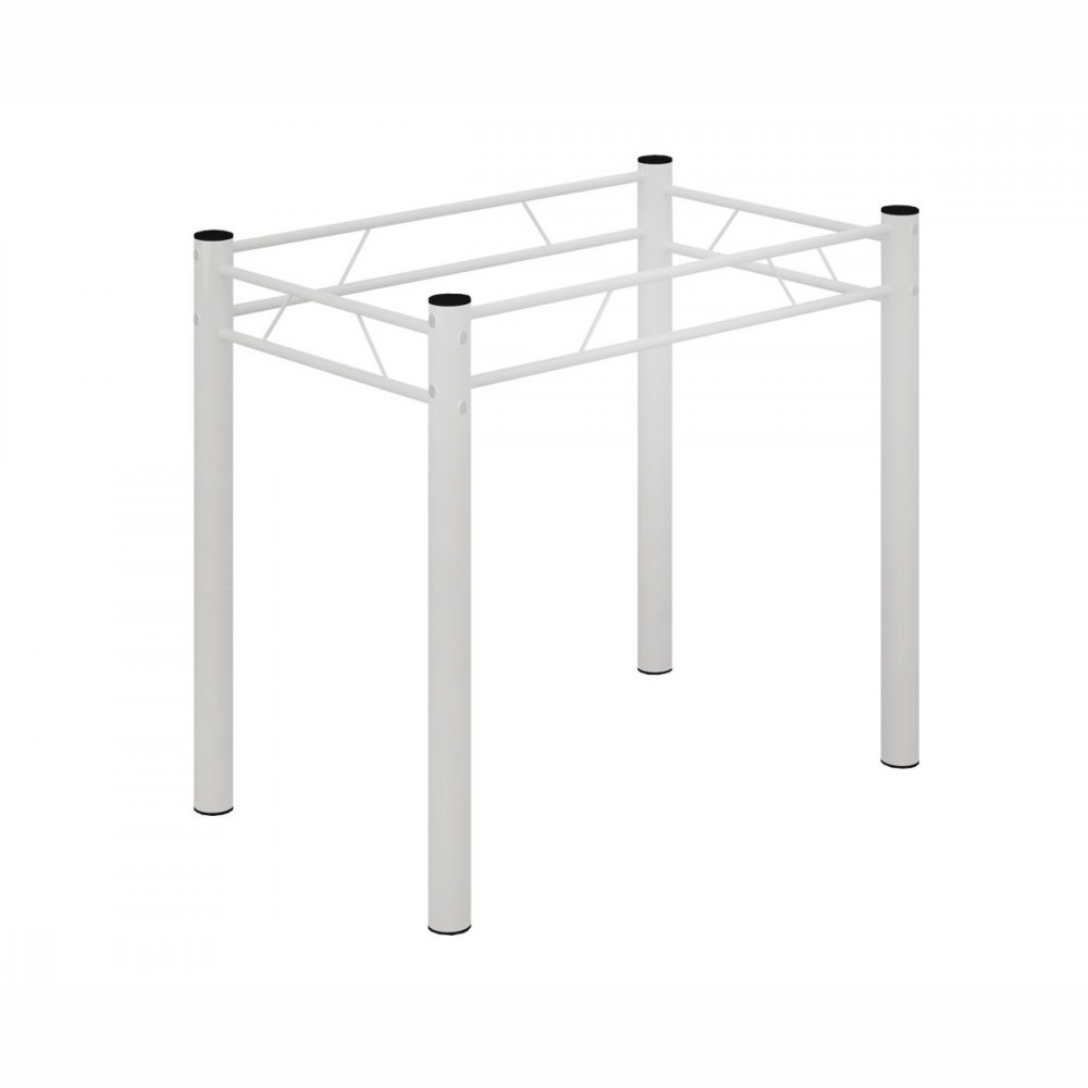 Base para Mesa de 100x60 Maraba Liso Branco Teixeira em Oferta na Shopee