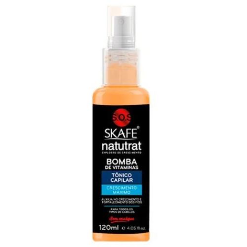 Tonico Capilar Crescimento Maximo Naturat Bomba de Vitamina 120ml - Skafe