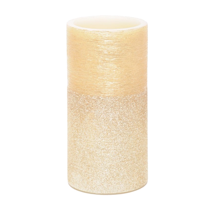 Vela de Enfeite - " Vela Redonda com LED  para Enfeite de Natal Pequena " - 1 Unidade - Cromus Natal - Rizzo