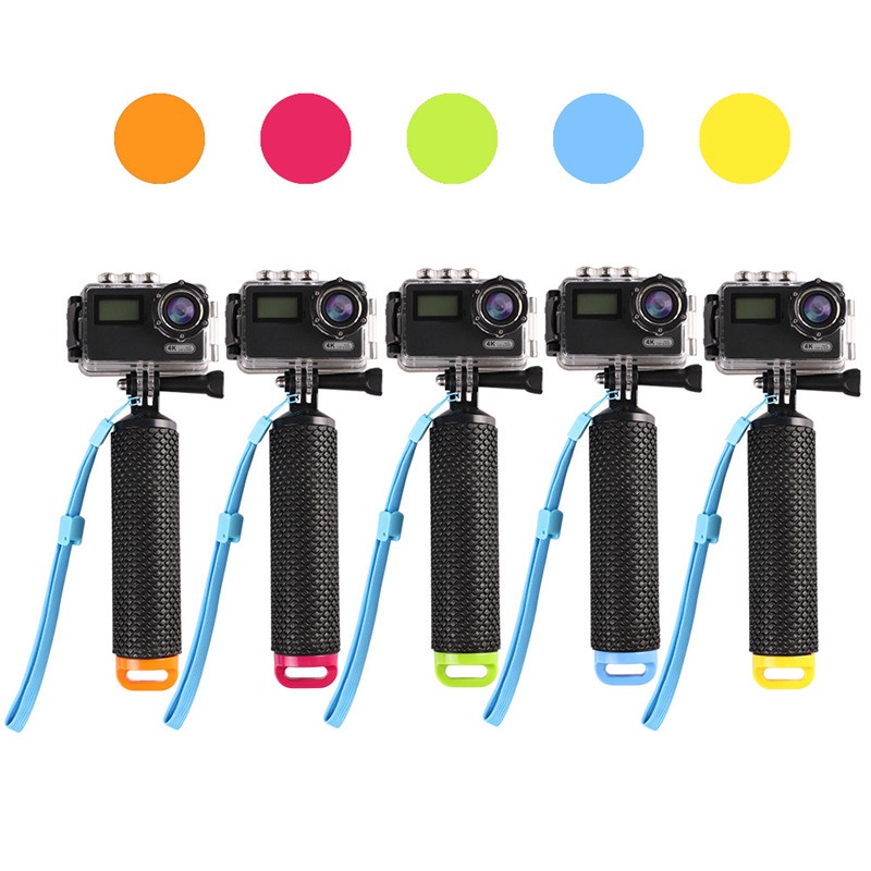 Manípulo Flutuante de Mão [ESTOQUE PRONTO] Suporte Flutuante com Flutuabilidade para Câmera de Ação GoPro Hero