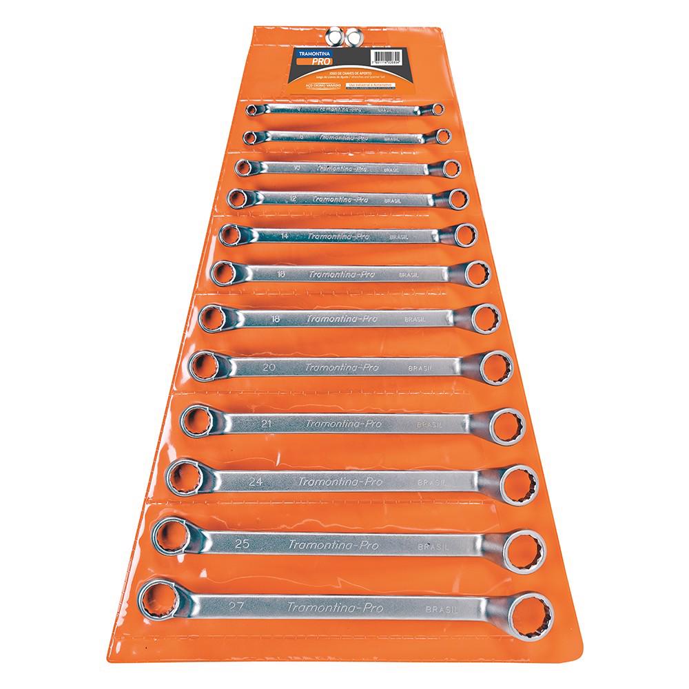 Jogo de Chaves Estrela 12 Peças Tramontina PRO em Oferta na Shopee