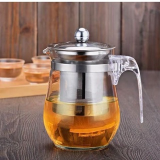 Chaleira Chá Vidro Infusor 750ml Bule Chá em Oferta na Shopee