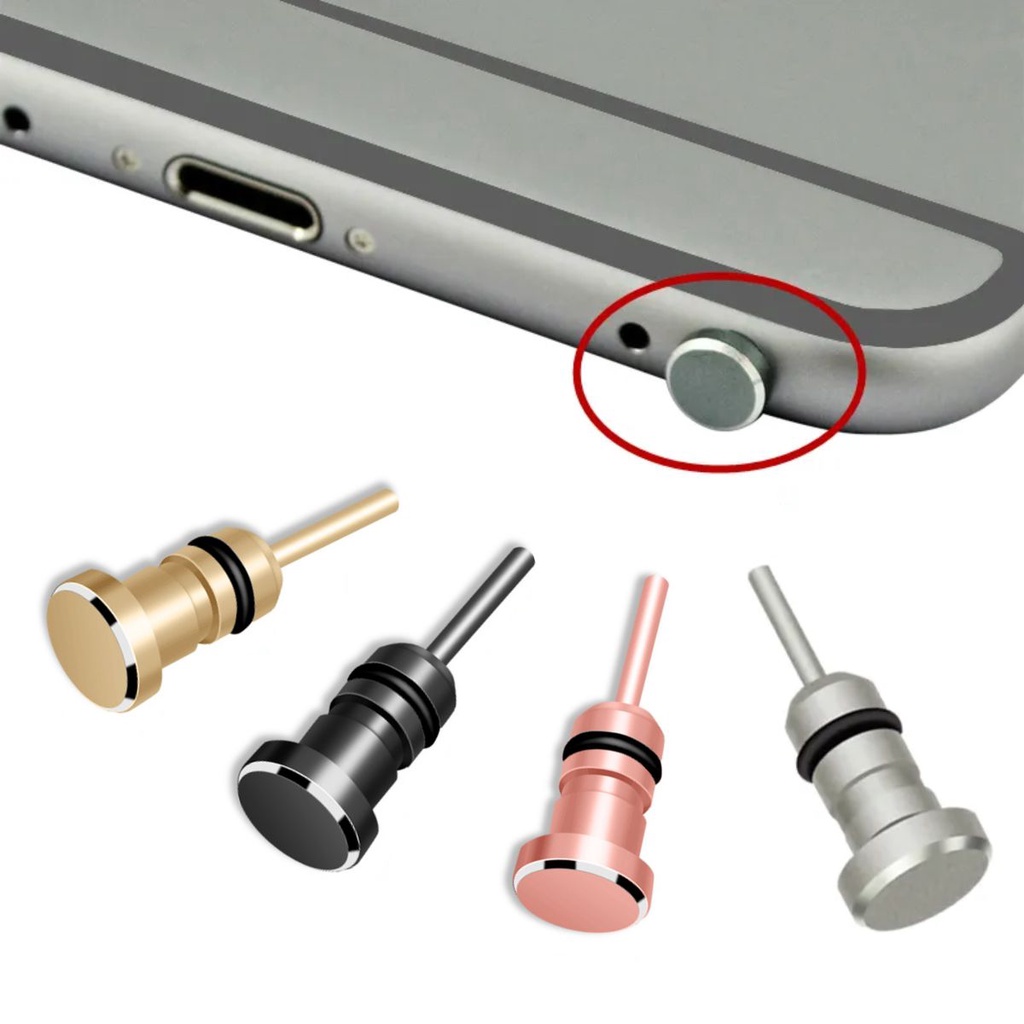 Kit 5x Tampa Tampinha Protetora Anti Poeira Sujeira Entrada Saída P2 P3 3,5mm Fone e Microfone Plug Conector Adaptador