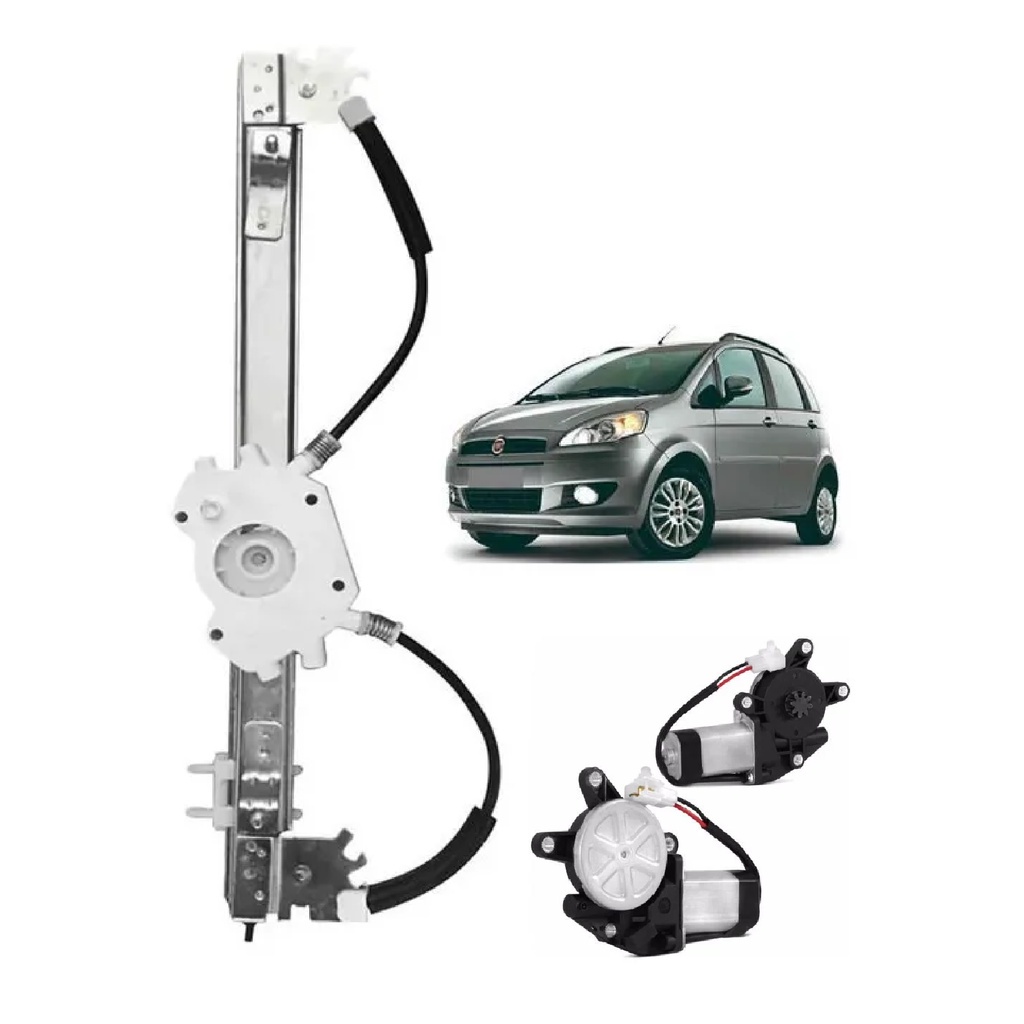 Maquina Vidro Eletrico Idea Traseiro Todos Com Motor