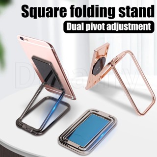 Suporte Para Telefone De Mesa Retrátil Com Fivela De Anel De Dedo/Acessórios Carro/Celular Universal Dobrável/Portátil De Liga De Zinco Ultra-Fino
