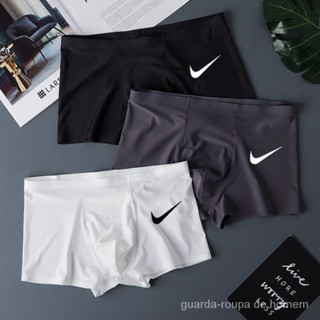 Calcinha boxer Masculina Confortável E Respirável Mais Tamanho Preto Branco