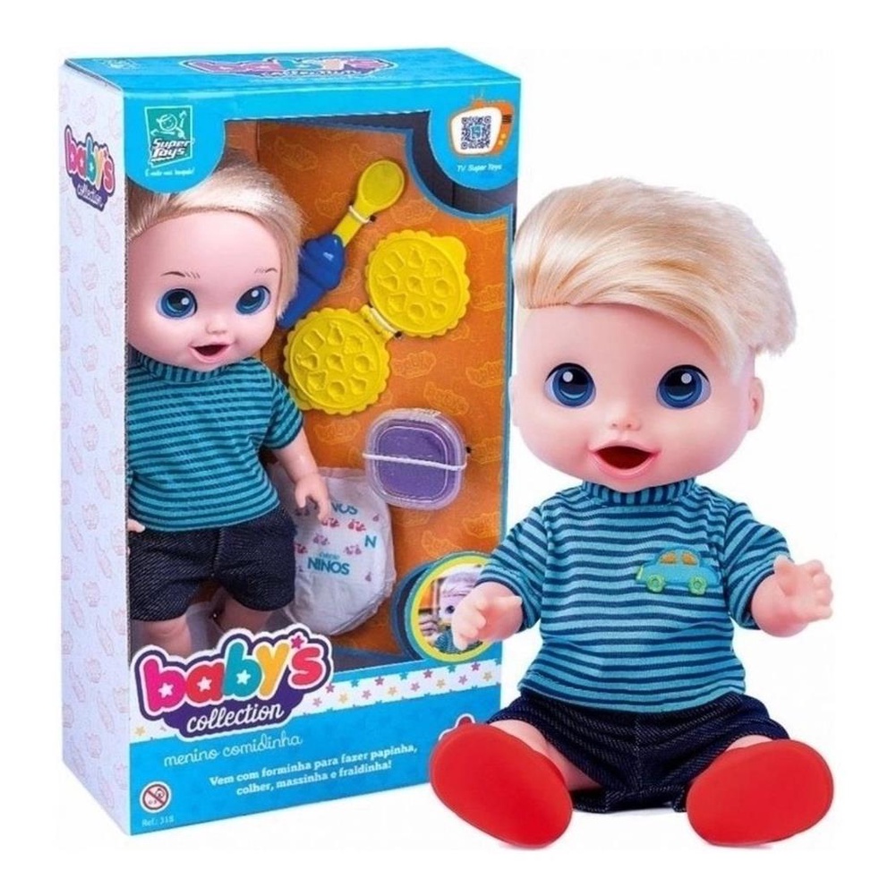 Boneco Baby Alive Comidinha Come E Faz Caquinha - Original Supertoys