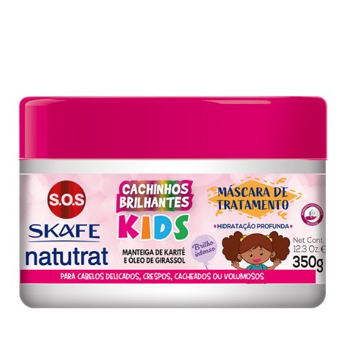 Máscara De Tratamento Intensivo Natutrat Sos Kids 350G - Skafe em Oferta na Shopee