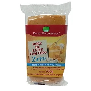 Doce de Leite com Coco Zero Massa SAO LOURENCO 200g em Oferta na Shopee