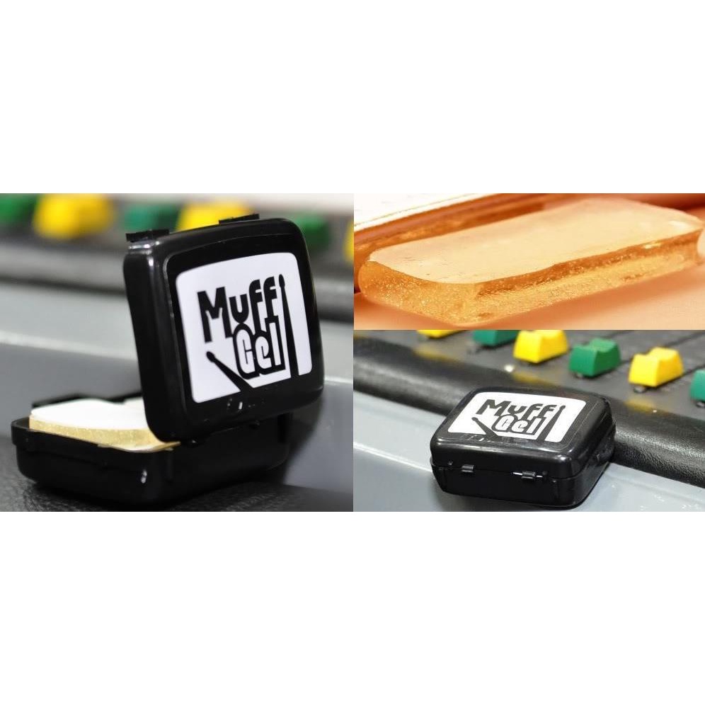 Abafador de Tambores Luen Muff Gel Kit com 6 Pads (Moongel) Filtre as Sobras da Bateria (17458)