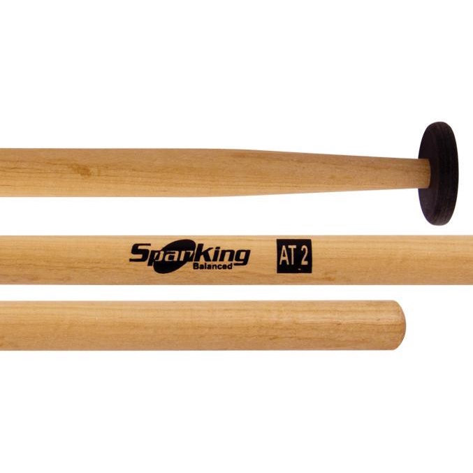 Baqueta Spanking Linha Drums Corp AT2 com Ponta de Nylon para Quadriton (111778) Marching Band