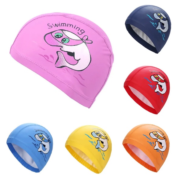 Touca Natação Infantil Profissional Unissex Cores Variadas em Oferta na Shopee