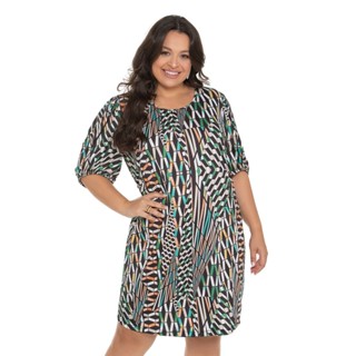 Vestido Plus Size Liganete Strong Secret Glam Preto