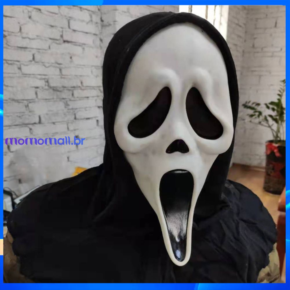 Máscaras Faciais Fantasma pânico de Halloween Horror Mask Party Masquerade Party Pessoa Inteira Ghost Face Scream Mask Crânio Ghost Mask