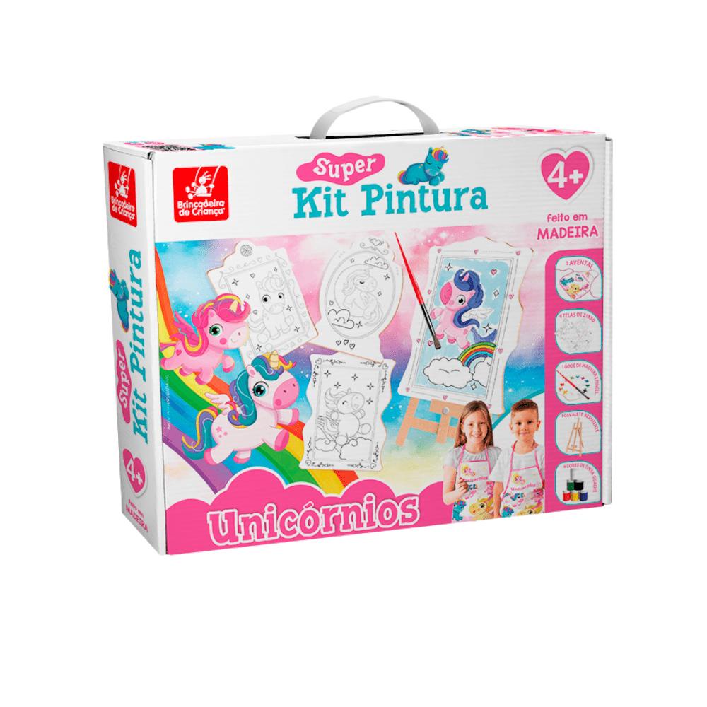 Super Kit Pintura Unicórnios - Brincadeira de Criança em Oferta na Shopee