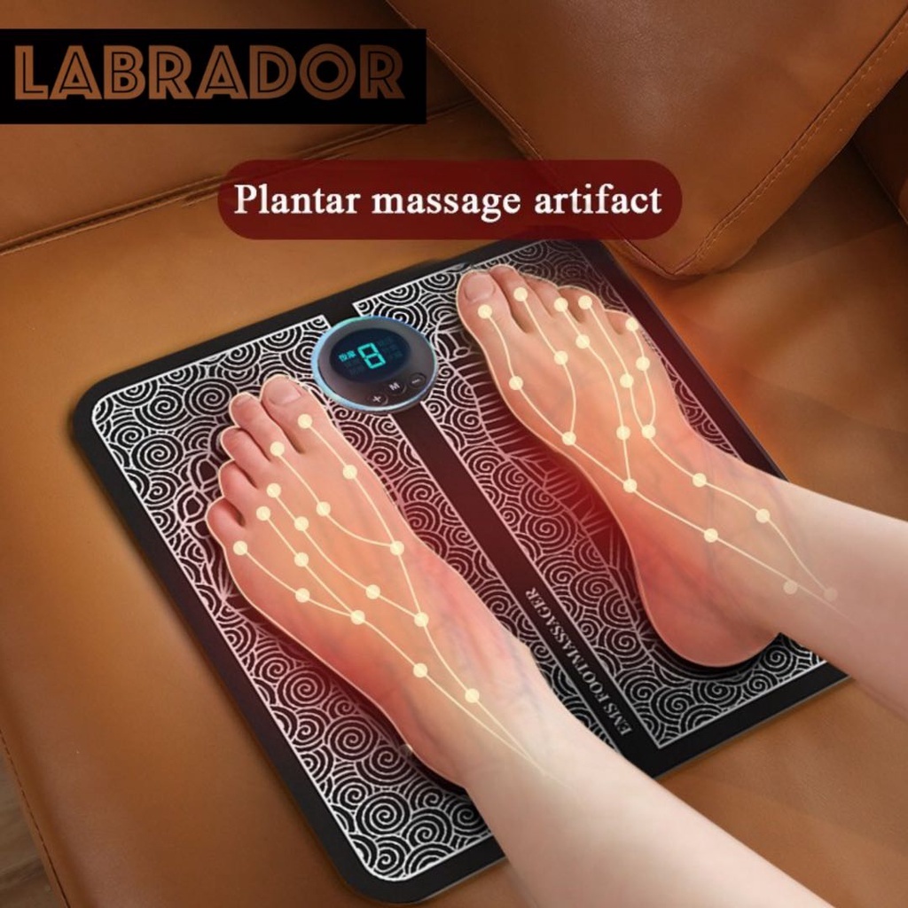 Massageador De Pés Tapete Massageador Para Os Pés Elétrico Recarregável para os Pés Carregamento USB