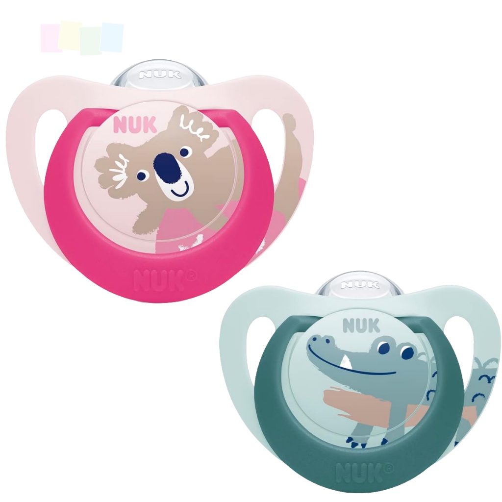 Chupeta Nuk Star +6 m S2 Bico Oral Fit 2.0 Soft Flex em Oferta na Shopee