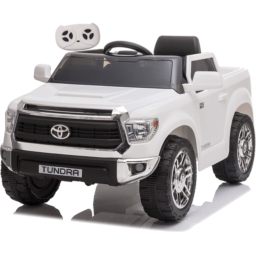Carro Eletrico Zippy Toys Toyota Tundra 12V Controle Branco em Oferta na Shopee