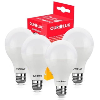 Kit 4 Lampadas Led Alta Potencia A60 15w Bivolt E27 6500K em Oferta na Shopee
