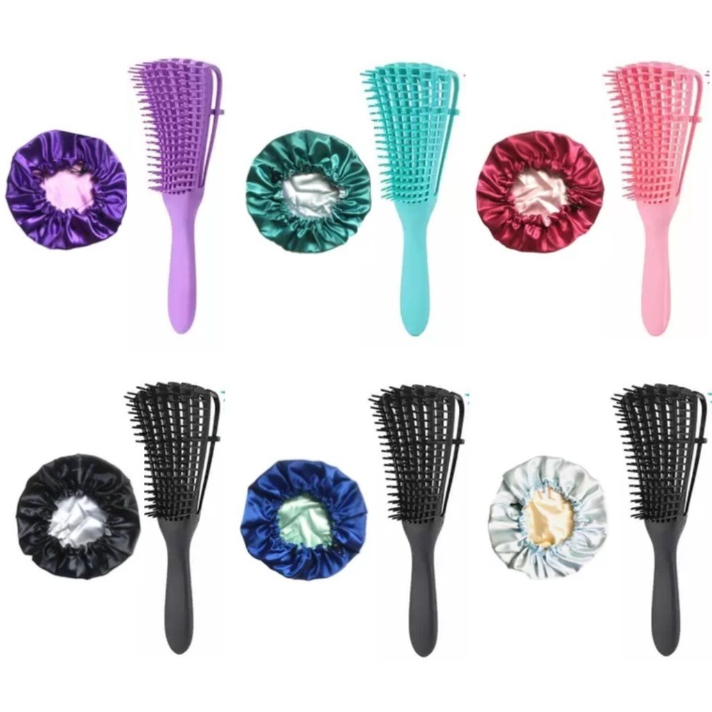 Kit Escova Polvo + Touca de Cetim