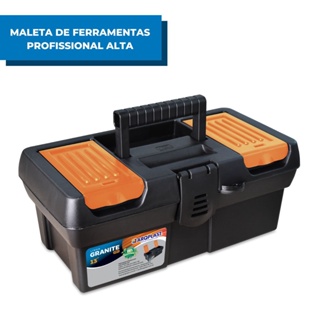 Maleta Caixa de Ferramentas Granite Pro Alta 13" Arqplast Resistente Reforçada em Oferta na Shopee
