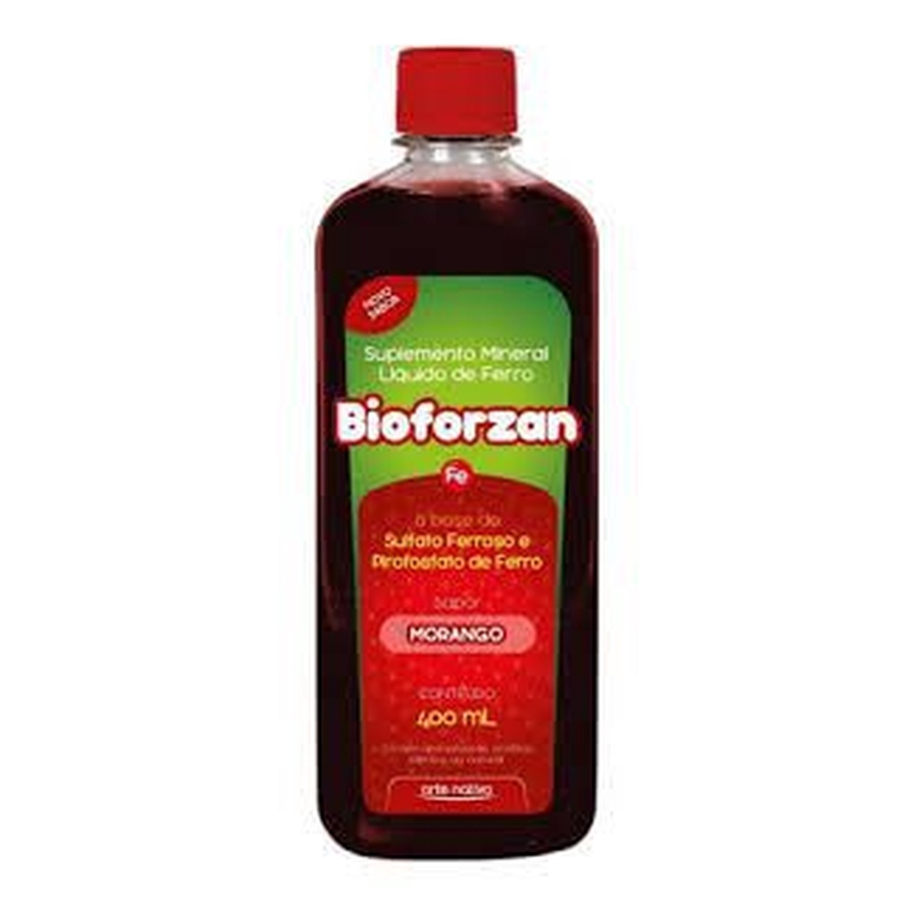 Bioforzan Sol 400 Ml Morango Ferro+Assoc Arte Nativa