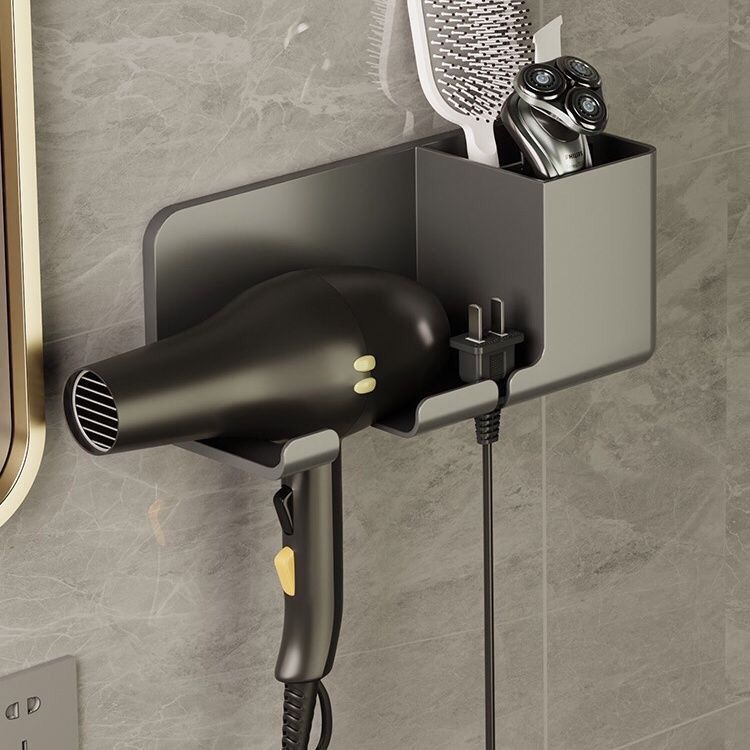 Material PP Secador de cabelo Suporte para salão de beleza Armazenamento Prateleira para armazenamento de alisador de cabelo