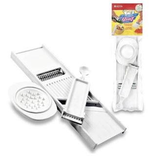 Kit 4 em 1 Descascador Boleador Ralador Cortador de Legumes Keita Cozinha NFE