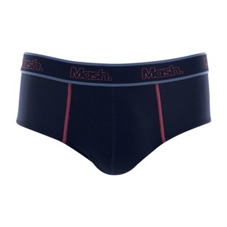 Cueca Slip Active Mash Microfibra Elástico Filetado Básica