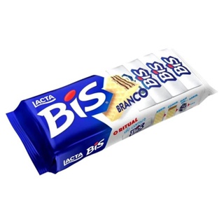 2 Caixas Bis Chocolate Branco Lacta White 100,8g em Oferta na Shopee