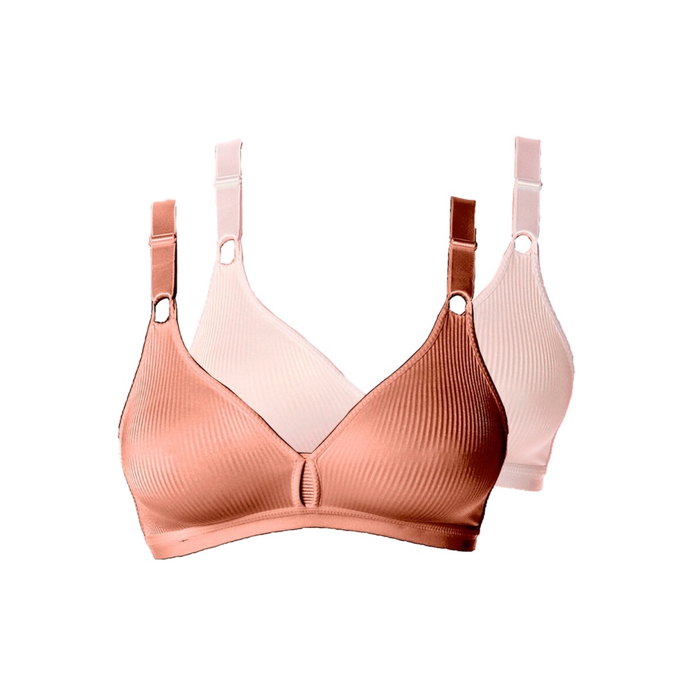 Kit com 2 Sutiãs sem Aro e sem Bojo Demillus 61196/61096 Taça B Colorido em Oferta na Shopee