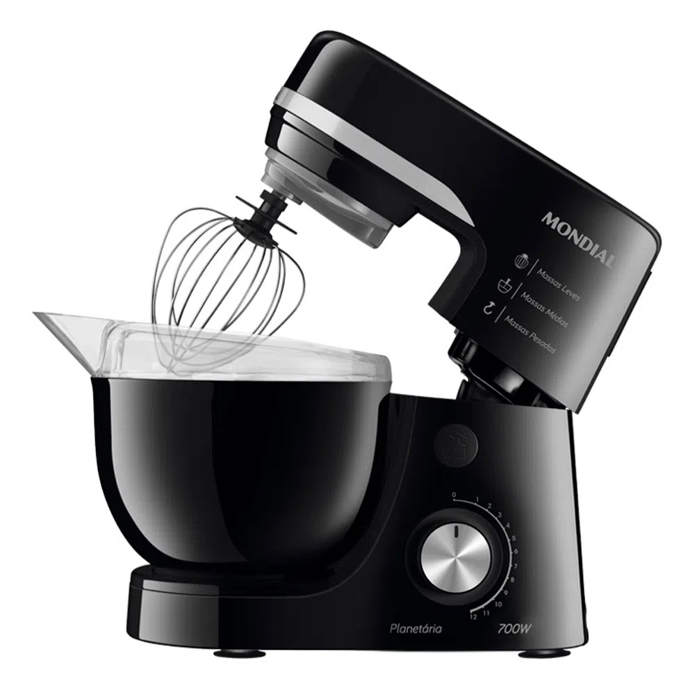 Batedeira Planetária 700W BP-03-B 127V Preto Mondial em Oferta na Shopee
