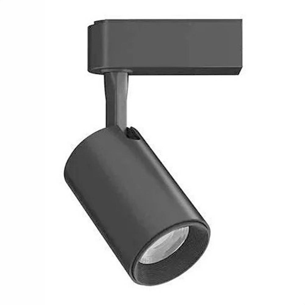 SPOT DE TRILHO 7W 3000K BIVOLT PRETO