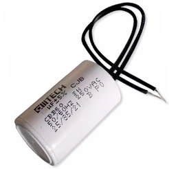 Capacitor Auxiliar De Partida Metalizados Com 2 Fios Para Motores Monofásico