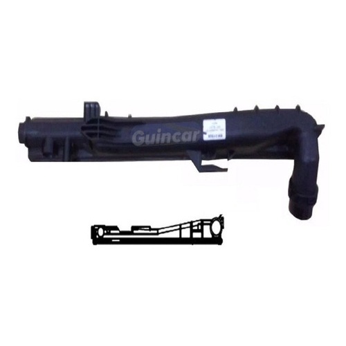 Caixa Radiador Bmw 116 / 120 / 320 / Z4 / X1 2009 Em Diante
