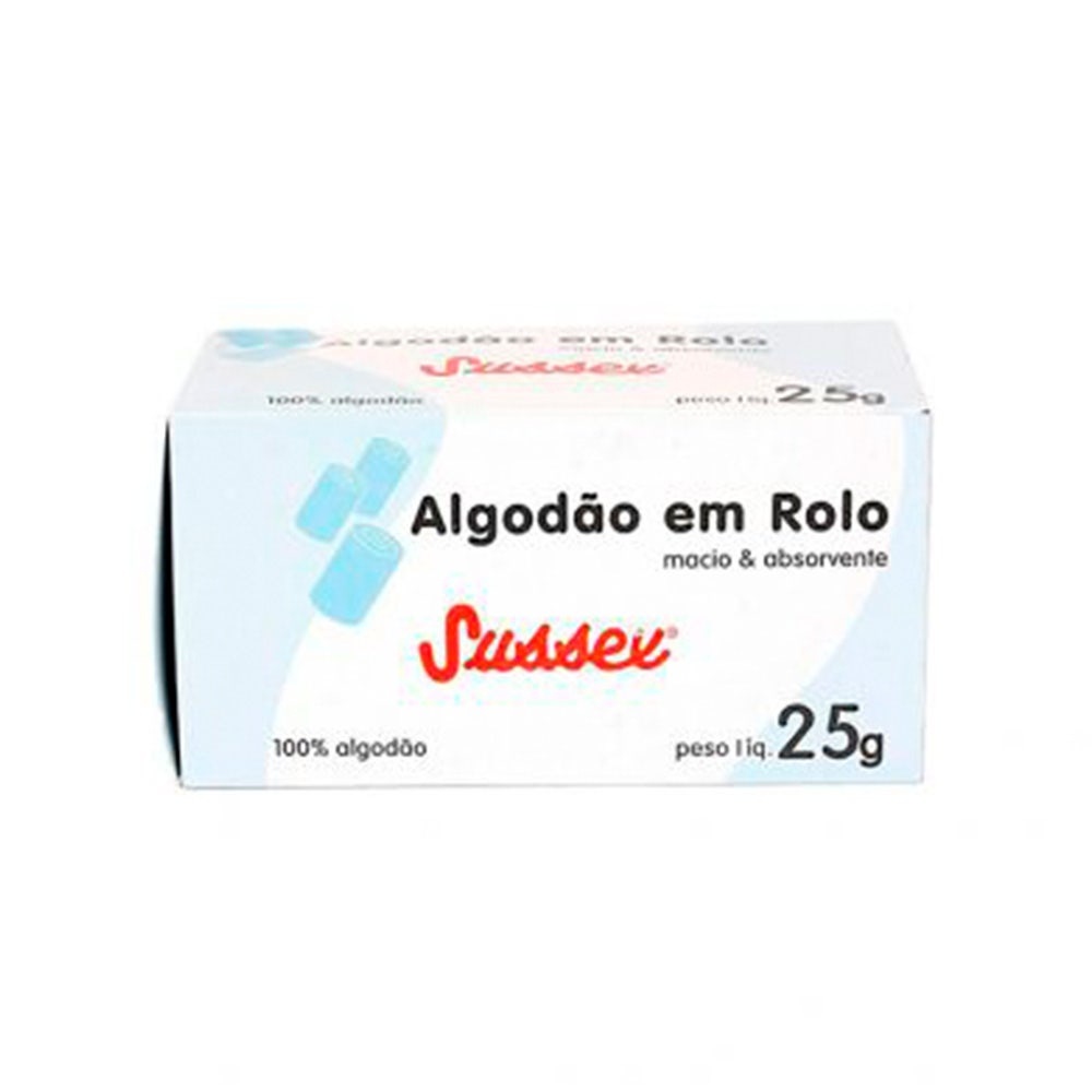 Algodão Sussex Caixa 25g em Oferta na Shopee