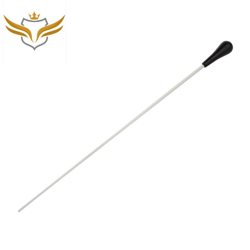 Novo ABS Preto Manusear Música Musical Maestro Baton Gift Branco 15 Polegadas