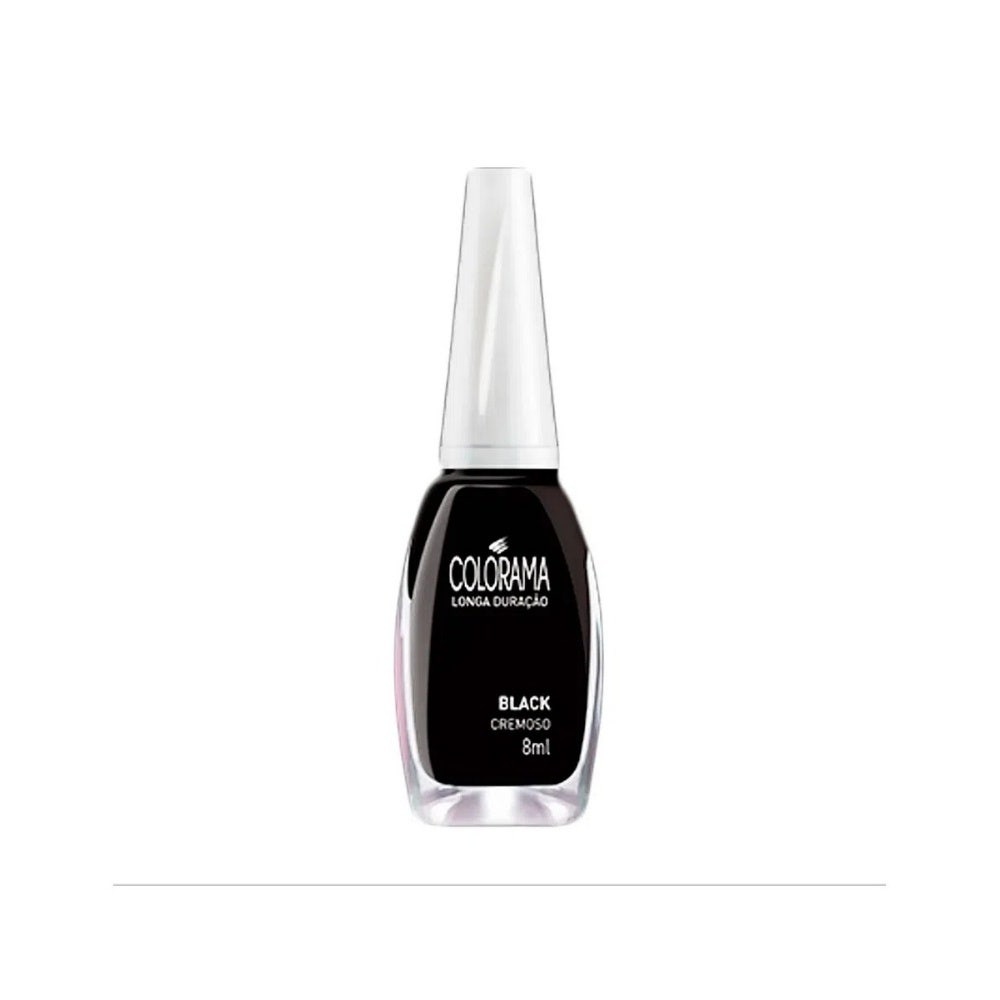 Esmalte Colorama Cremoso Black em Oferta na Shopee