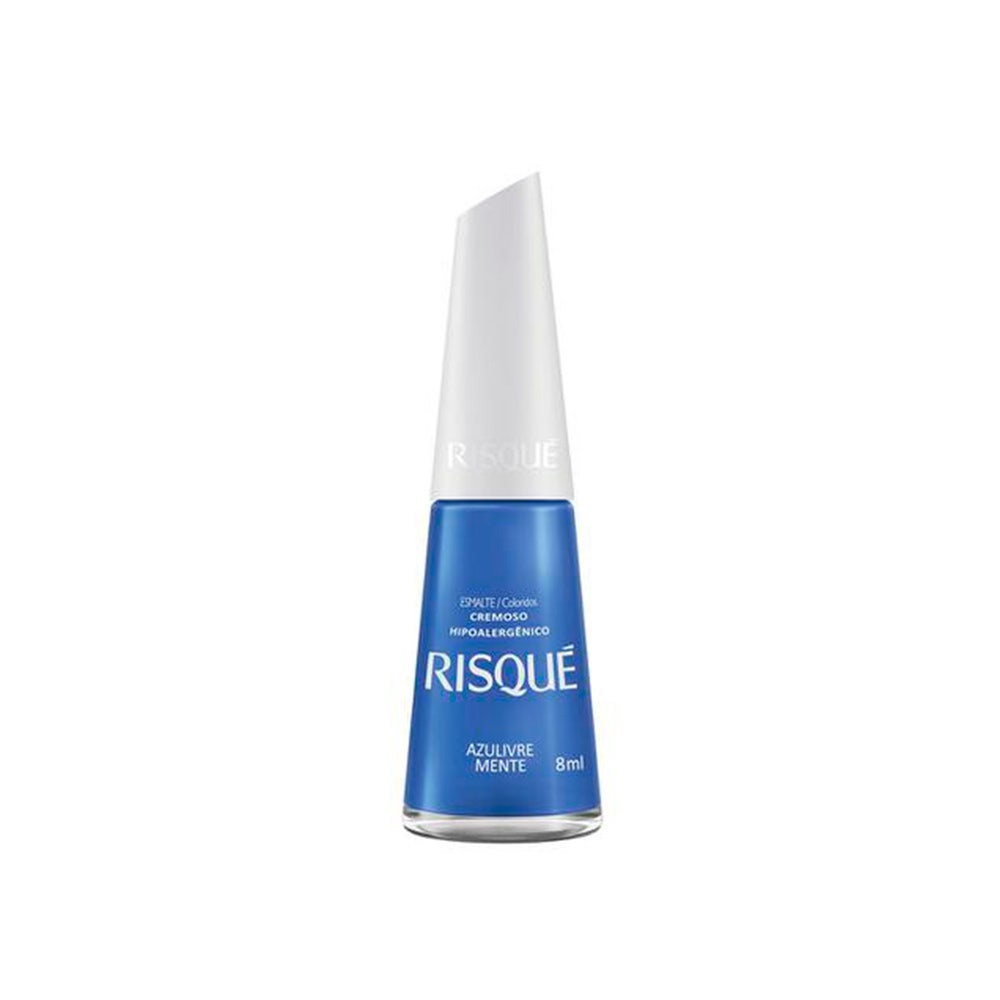 Esmalte Risqué Cremoso Azulivre Mente - Beauty