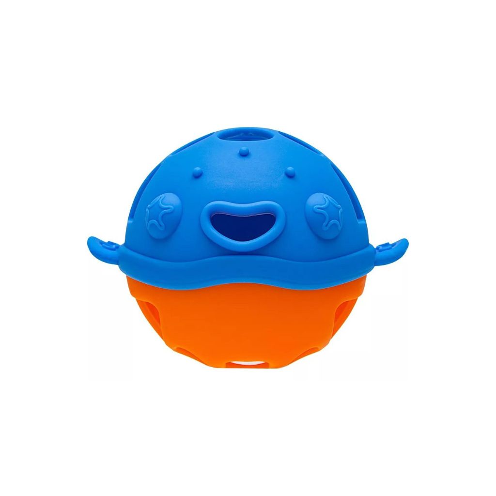 Mordedor Flexível Com Chocalho Baleia Em Silicone 16976 Buba