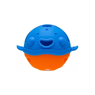 Mordedor Flexível Com Chocalho Baleia Em Silicone 16976 Buba em Oferta na Shopee