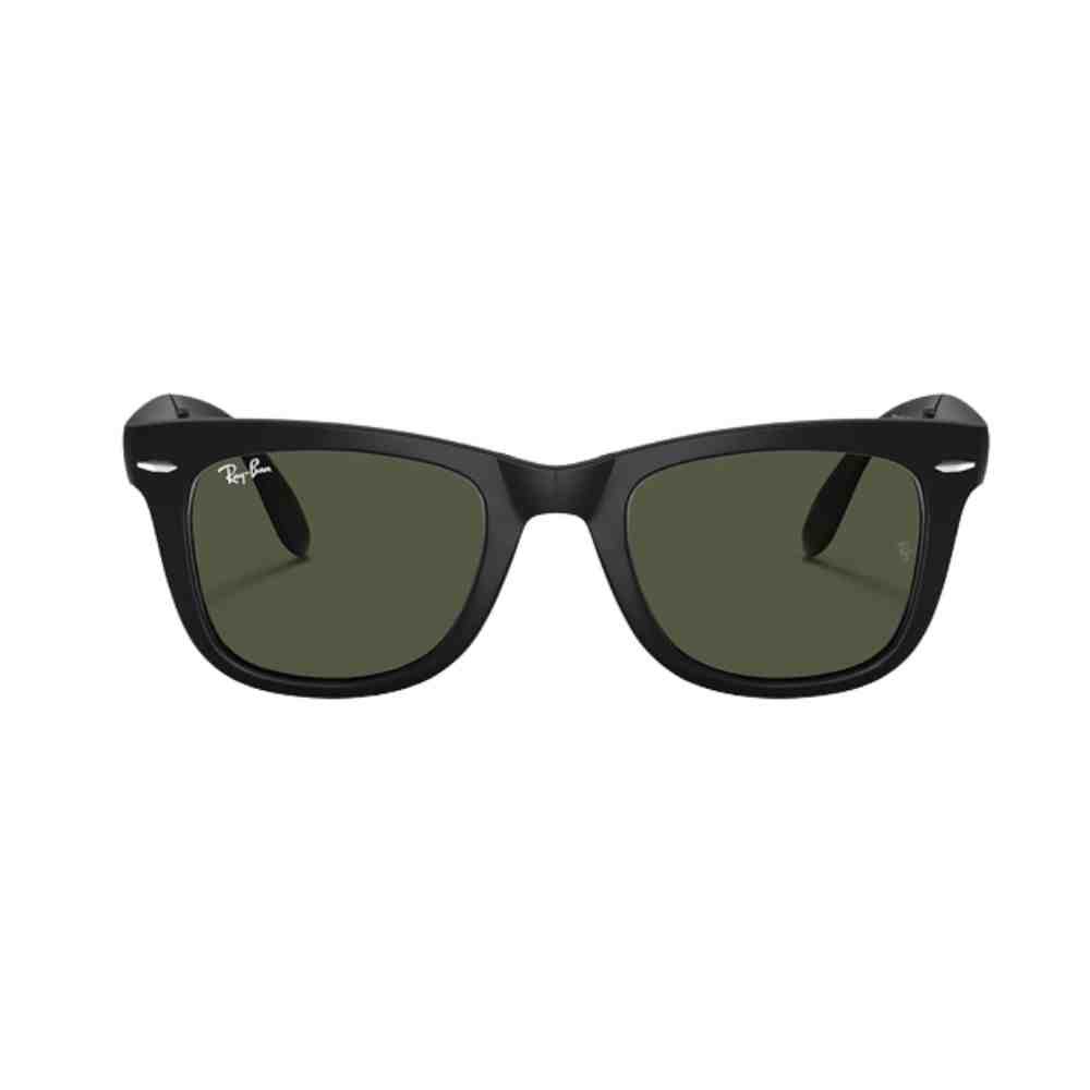 Óculos de Sol Preto Ray-Ban Folding Wayfarer 0RB4105 601S 54